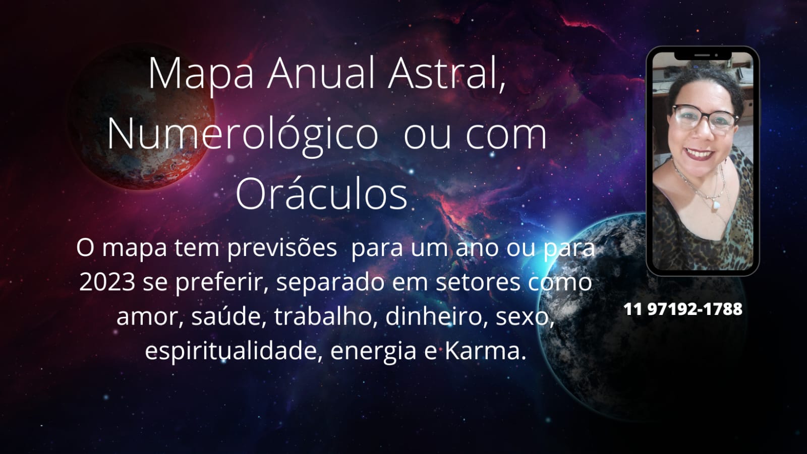 Mapa Anual Astral ou Numerológico, com Oráculos - Juliana Cintra